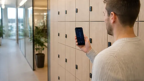 Mobile locker access — smart lockers in a modern Dutch workplace, 2026 guide